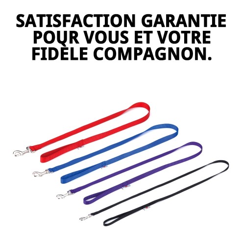 Rameau en nylon lisse 120 cm x 2,5 cm pour animaux de compagnie