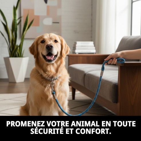 Rameau en nylon rond 60 cm x 1,3 cm pour animaux de compagnie