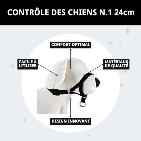 Collier Dog Control N.1 24 cm : Éducation Efficace