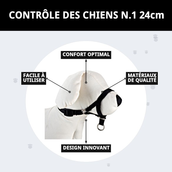 Collier Dog Control N.1 24 cm : Éducation Efficace