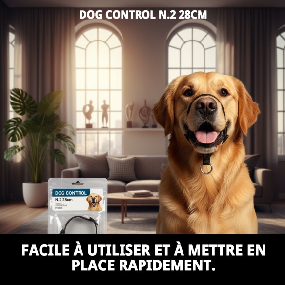 Muzzle DOG CONTROL N.2 28cm - Confort et sécurité pour votre chien