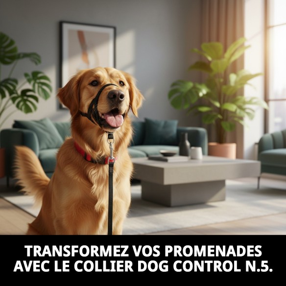 Collier Dog Control N.5 : Éduquez et contrôlez votre chien.