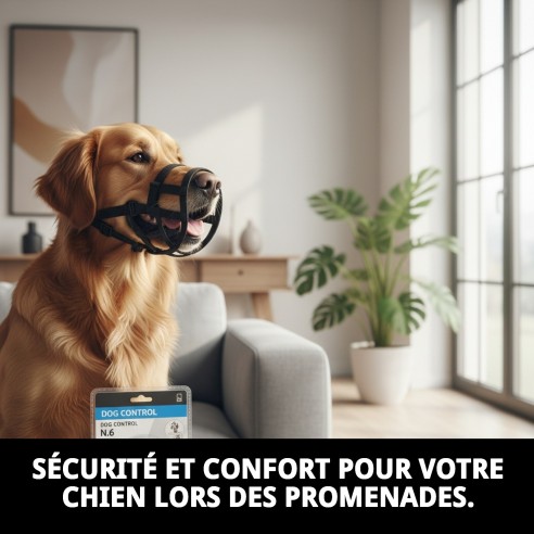 Muzzle Dog Control N.6 44cm - Sécurité et Confort pour Votre Chien