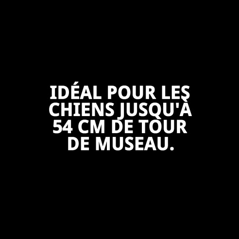 Muzzle Dog Control N.6 44cm - Sécurité et Confort pour Votre Chien