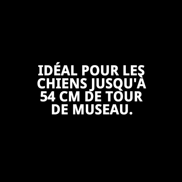 Muzzle Dog Control N.6 44cm - Sécurité et Confort pour Votre Chien