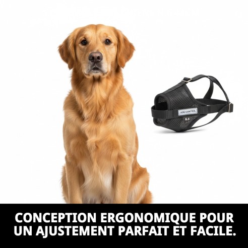 Muzzle Dog Control N.6 44cm - Sécurité et Confort pour Votre Chien