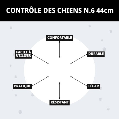 Muzzle Dog Control N.6 44cm - Sécurité et Confort pour Votre Chien