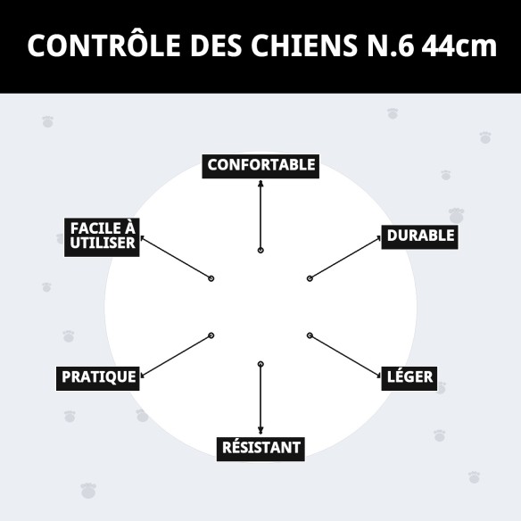 Muzzle Dog Control N.6 44cm - Sécurité et Confort pour Votre Chien