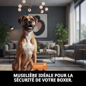 Muzzle DOG CONTROL N.7 pour Boxer 54cm - Confort et Sécurité 2