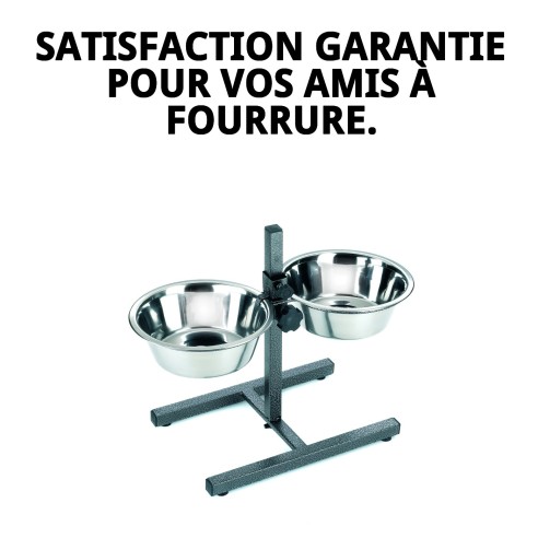 Comportement Double Réglable 25cm - Idéal pour vos Animaux de Compagnie