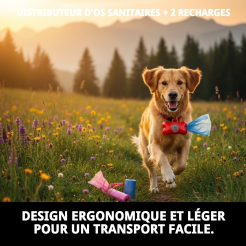 Distributeur d'Os Hygiénique avec Recharges pour Chiens