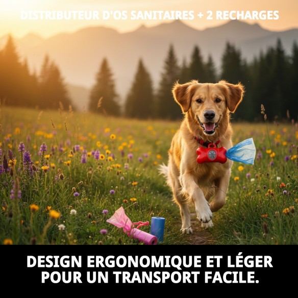 Distributeur d'Os Hygiénique avec Recharges pour Chiens