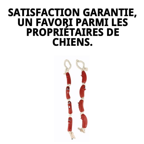 Jouet en Vinyle Saucisse 75 cm pour Chiens - Amusement Sûr