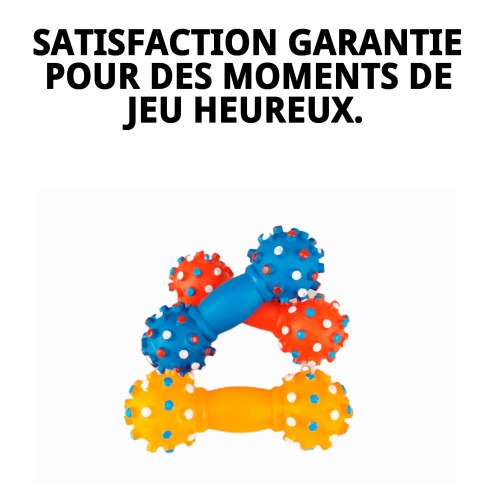 Jouet Dentaire en Vinyle 16 cm pour Animaux de Compagnie - Amusant et Utile