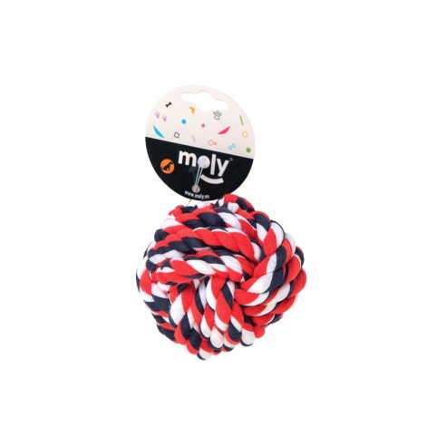 Balle à Mordre en Coton 10 cm pour Animaux de Compagnie Amusants