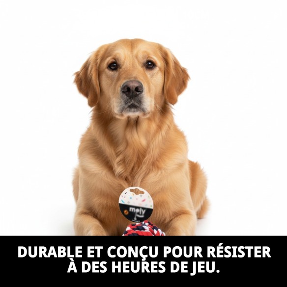Balle à Mordre en Coton 10 cm pour Animaux de Compagnie Amusants