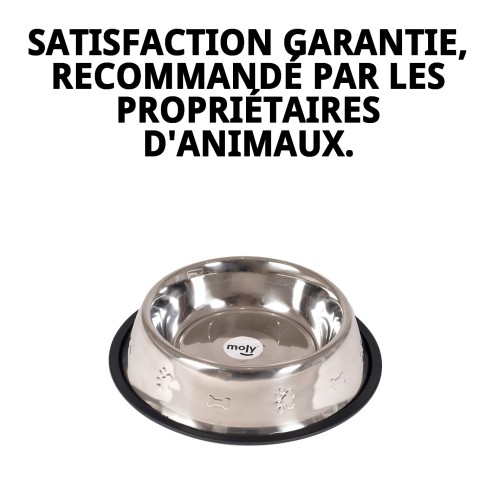 Bol en Acier Inoxydable Antidérapant 18 cm 0,90L