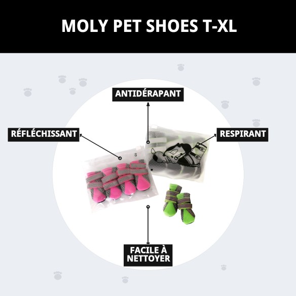 Chaussures Moly Mascota T-XL : Confort et protection pour vos animaux de compagnie.