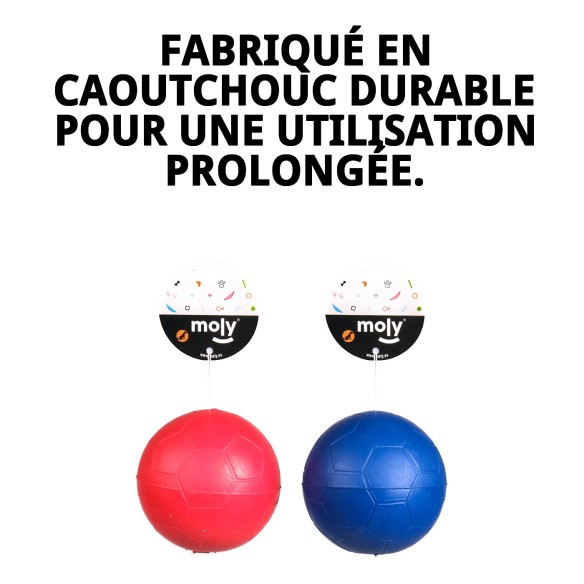 Balle en Caoutchouc avec Son pour Chiens - 6,5 cm