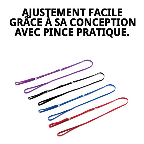 Collier Ramal Nylon d'Exposition avec Pince - Sécurité et Style