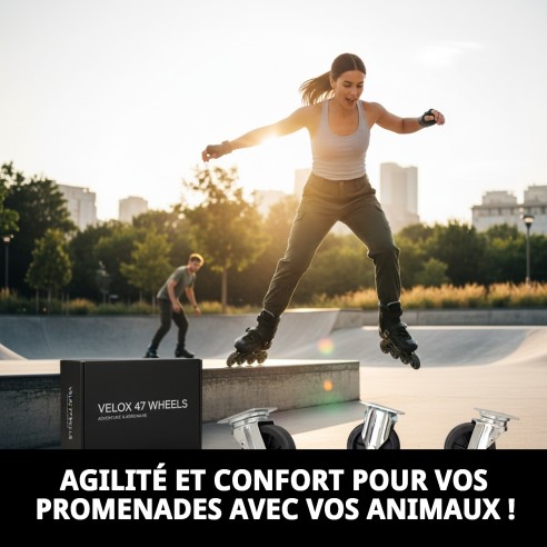 Roues Velox 47 : Agilité et Style pour votre Animal de Compagnie