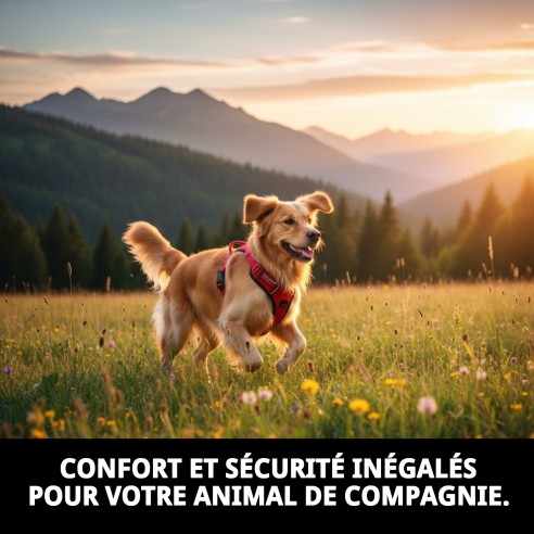 Harnais en nylon Love 8 M/M : Confort et style pour votre animal de compagnie.