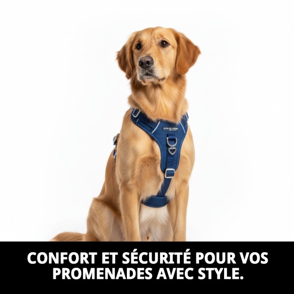 Harnais en nylon Love 25-35 cm pour votre animal de compagnie avec style.