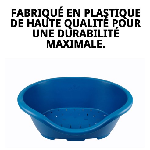 Cuna en plastique N.2 Perla 45x30 pour animaux de compagnie confortables.