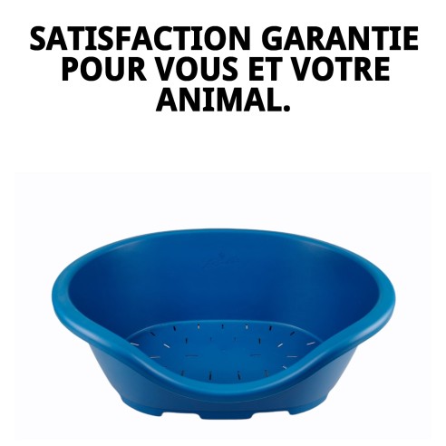 Cuna en plastique N.2 Perla 45x30 pour animaux de compagnie confortables.