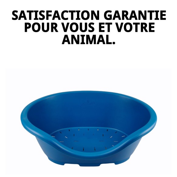 Cuna en plastique N.2 Perla 45x30 pour animaux de compagnie confortables.