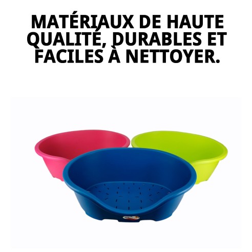 Coussin en plastique N.4 Perla 61x40 : Confort pour votre animal de compagnie.