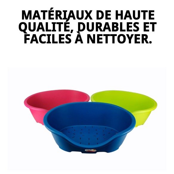 Coussin en plastique N.4 Perla 61x40 : Confort pour votre animal de compagnie.