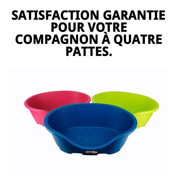 Coussin en plastique N.4 Perla 61x40 : Confort pour votre animal de compagnie.