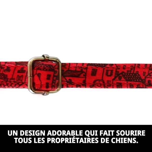 Collier Casitas Rouges T-6 pour votre animal de compagnie - Confort et Style