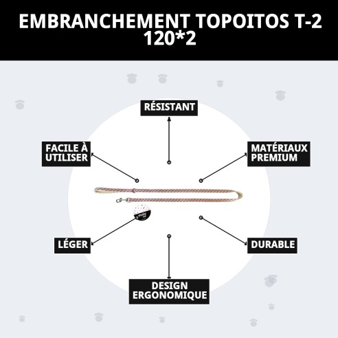 Ramal Topitos T-2 120*2 : Confort et Style pour votre Animal de Compagnie
