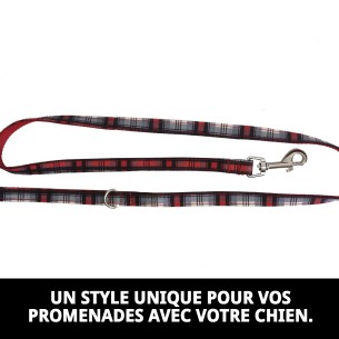 Ramal Écossais T-1 120*1,5 : Style et Sécurité pour votre Animal de Compagnie 2