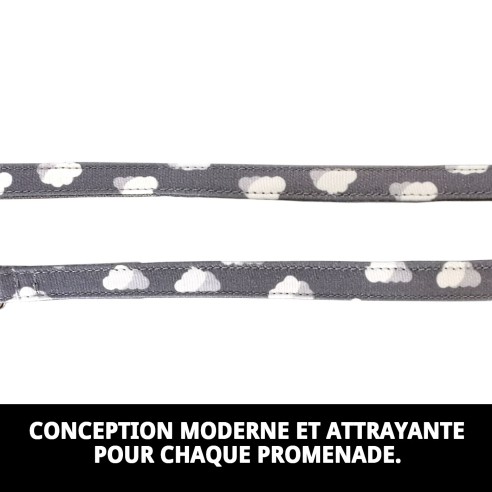 Ramal Nubes Gris T-1 120*1,5 : Style et Confort pour votre Animal de Compagnie