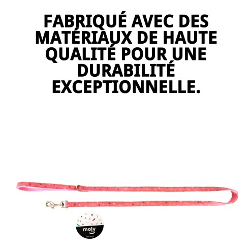 Ramal Moly Salmon T-1 120*1,5 : Qualité et Style pour votre Animal de Compagnie