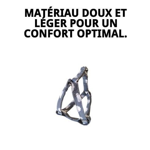 Petral Nube Gris T-5 40-50 cm - Confort et Style pour votre Animal de Compagnie