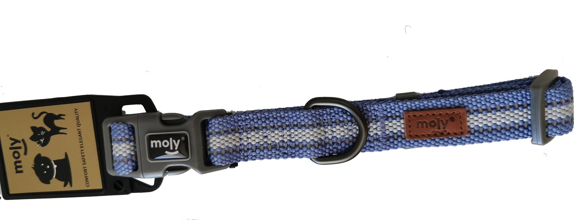 COLLAR MOLY EASY URBAN REFLECTIVO 1.5*27-41 CM