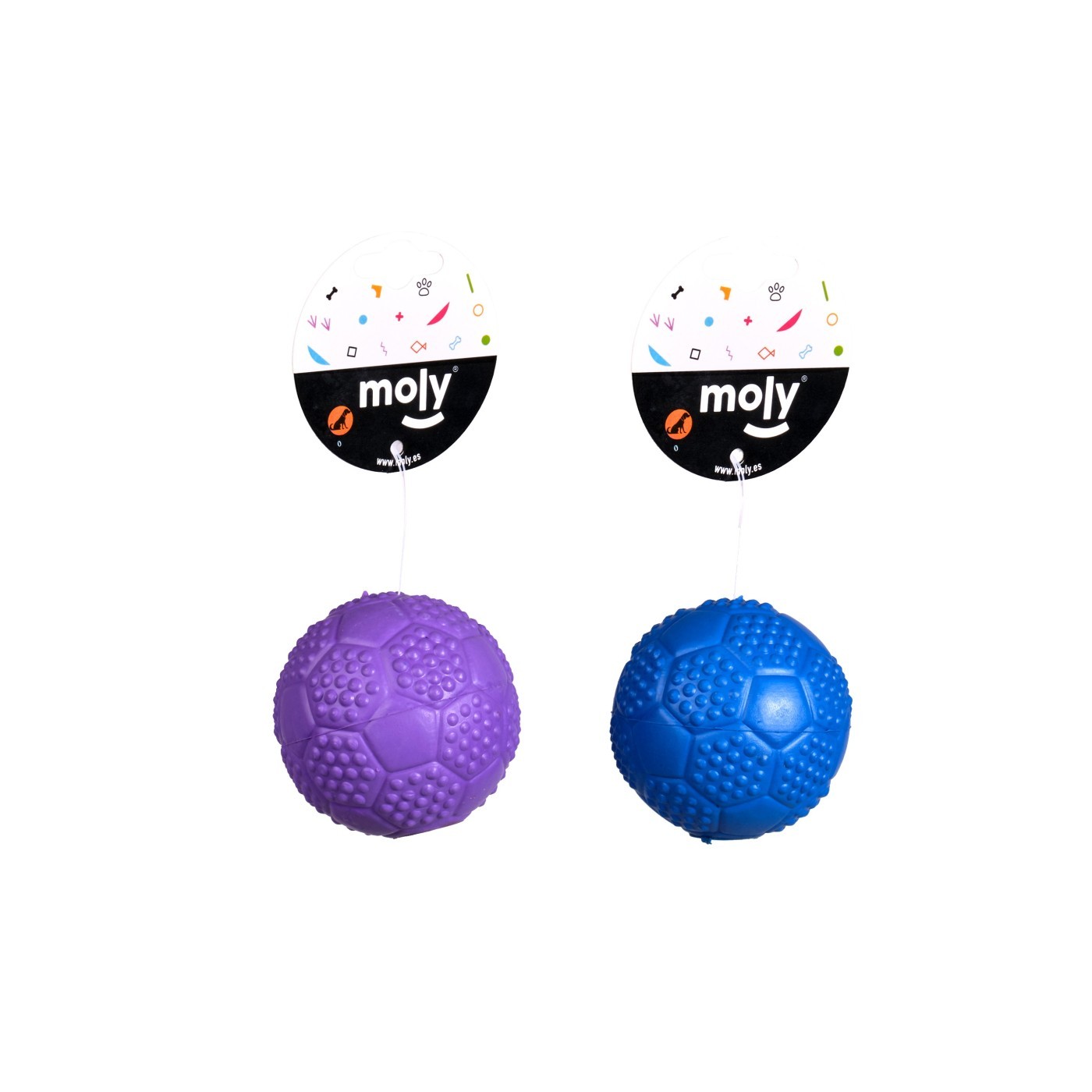 PELOTA CAUCHO C/ SONIDO 5 CM