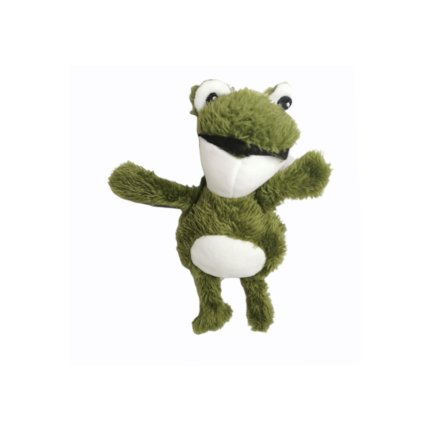 PELUCHE PARA PERRO RANITA 20 CM
