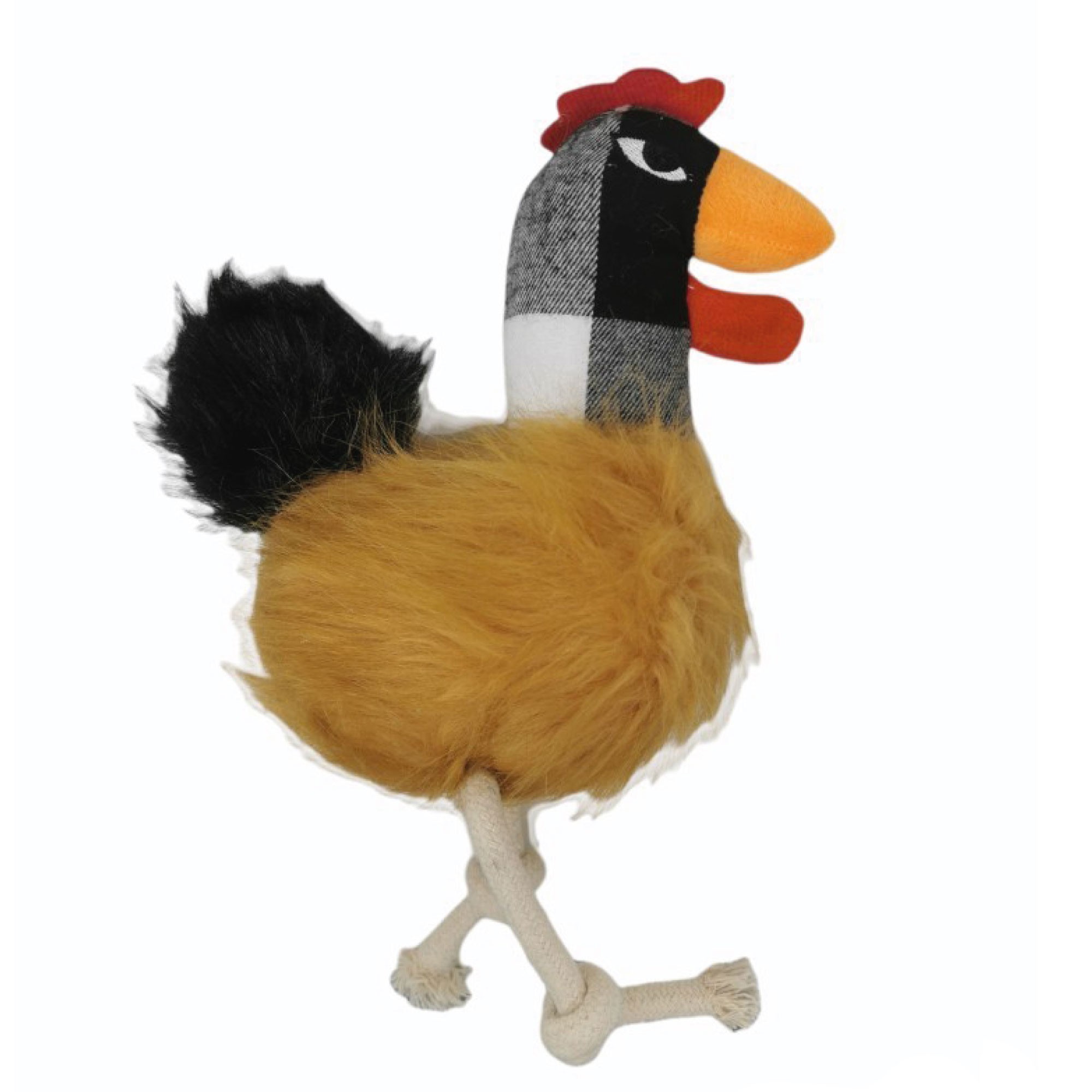 PELUCHE PARA PERRO CORRAL TRES TEXTURAS 34 CM