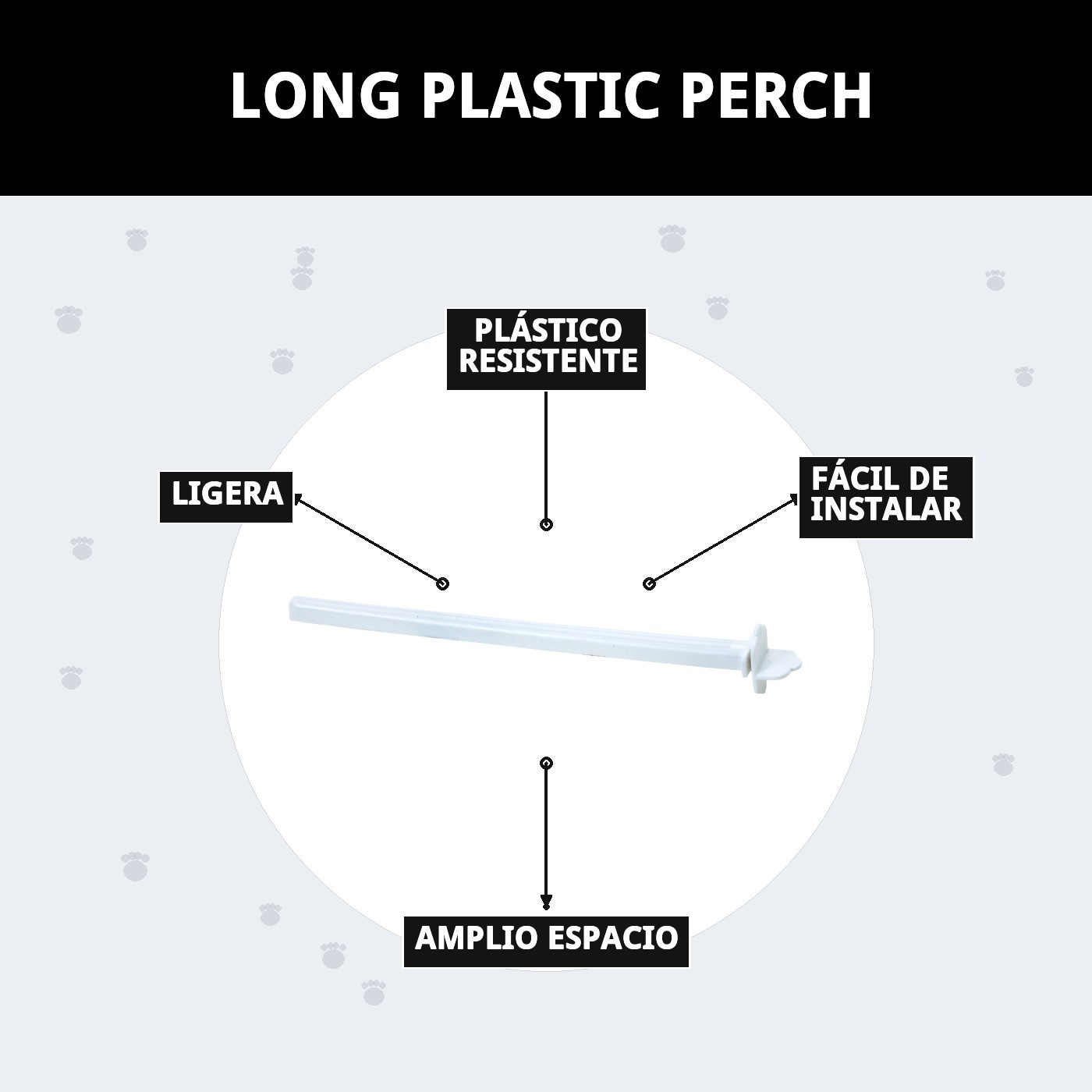 Bâton Long en Plastique 22 cm Dimension Intérieure — photo 9