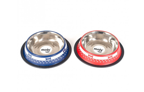 COMEDERO ACERO ANTI-DES DRAW LUNARES 16CM