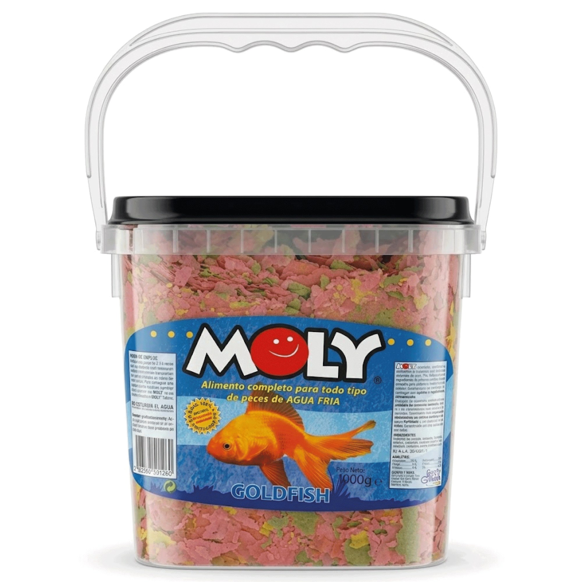 Moly Aliments en Flocons pour Poissons Rouges - 5000 ml/1 kg