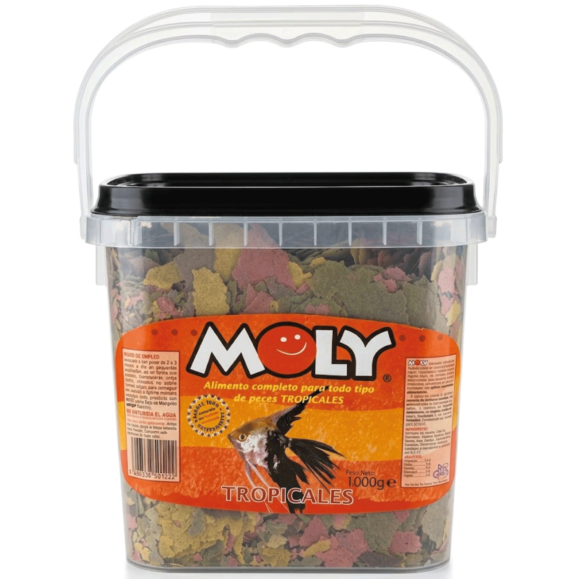 Aliment complet Moly pour poissons tropicaux – 1 000 g
