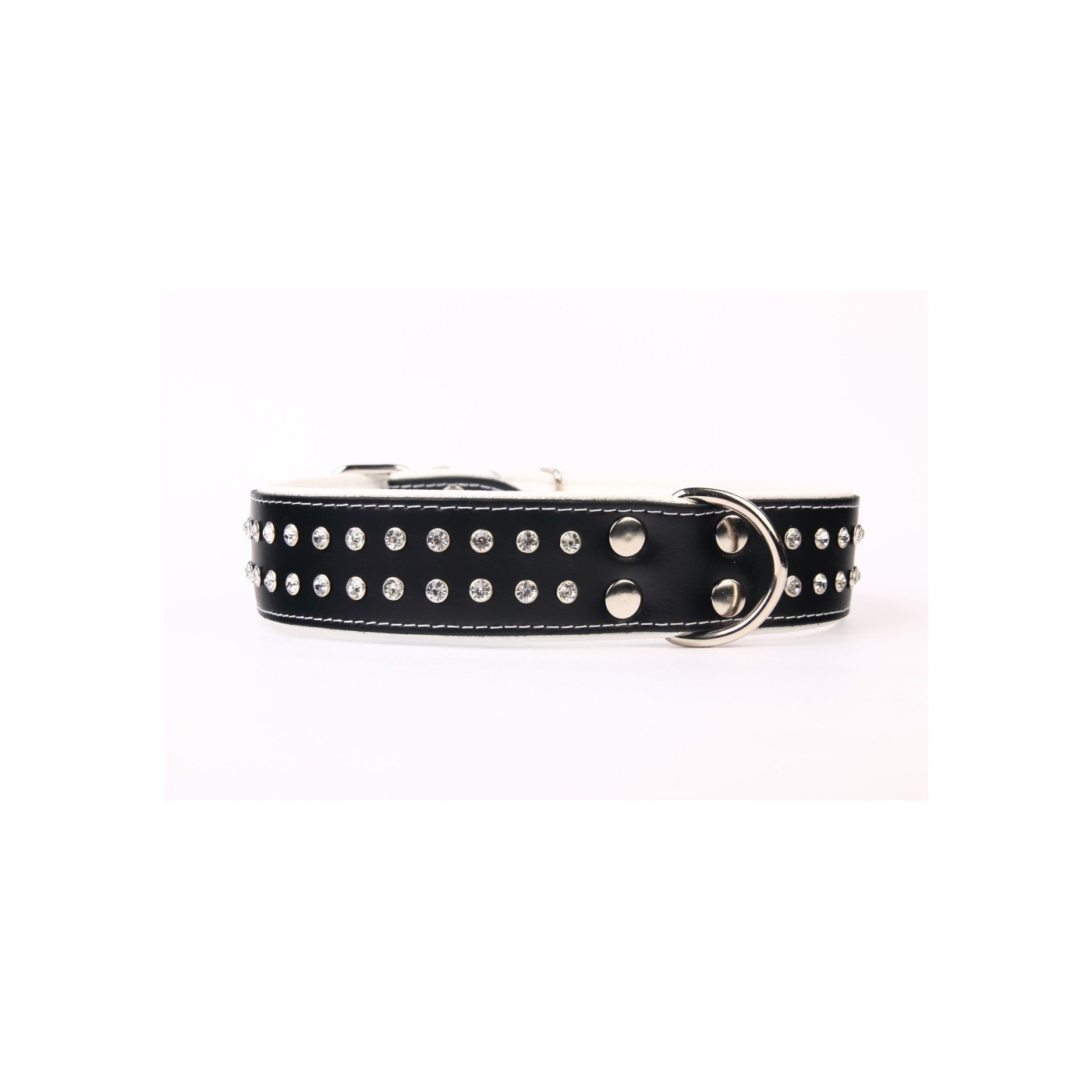 COLLAR PIEL LUXURY CRISTAL 75 CM