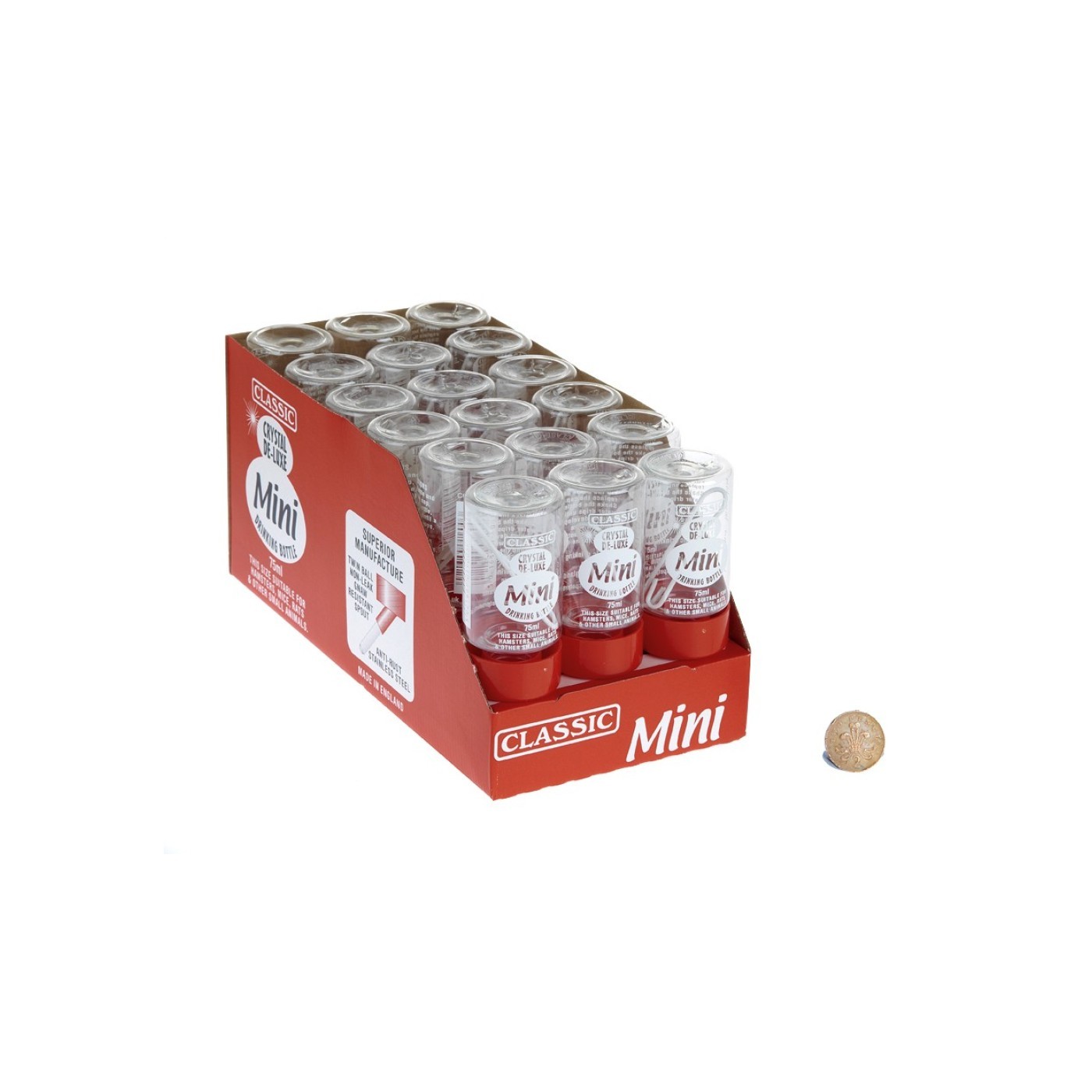 BEBEDERO ROEDOR 75ML  EXPO-18PCS