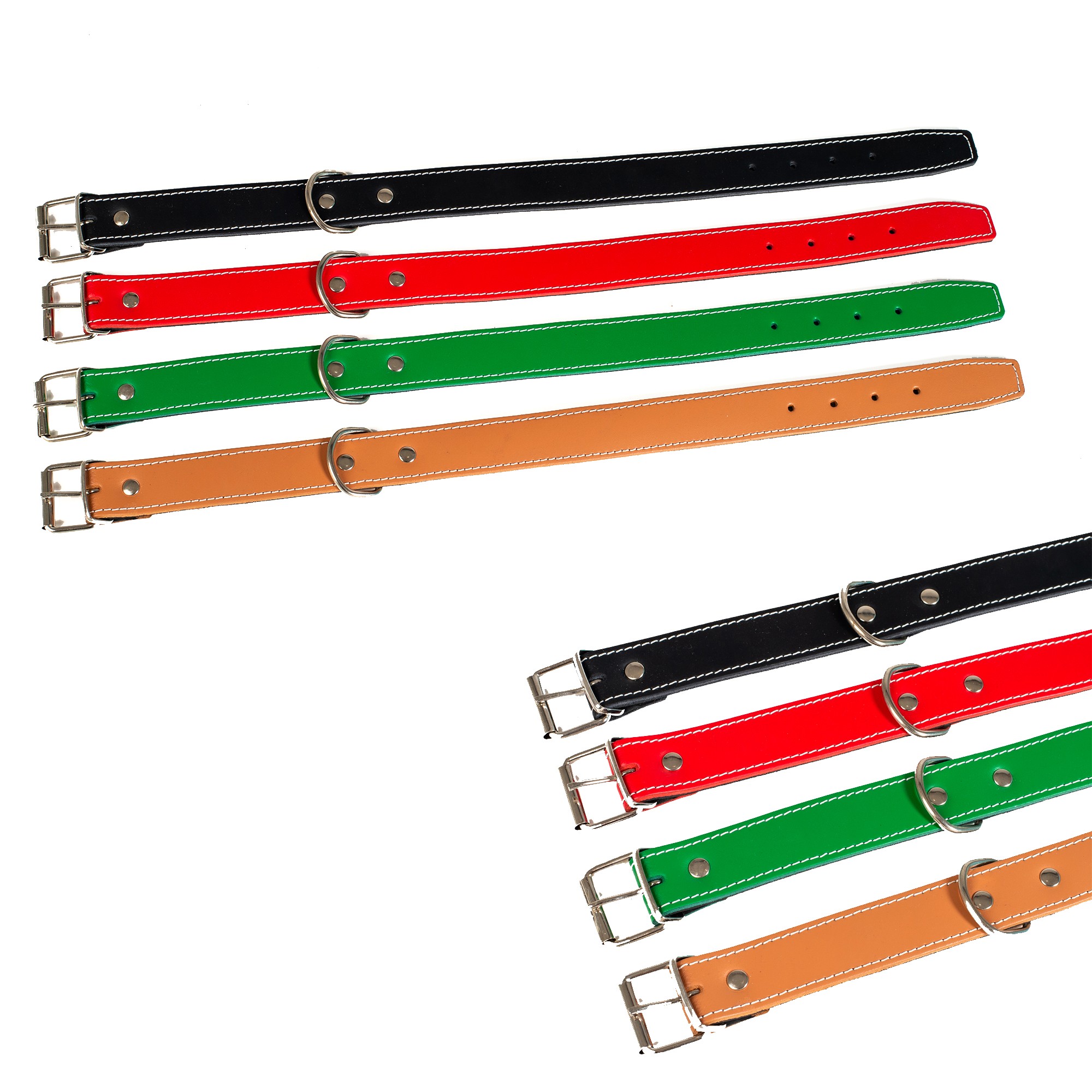 COLLAR CUERO DOBLE 75 X 4 cm